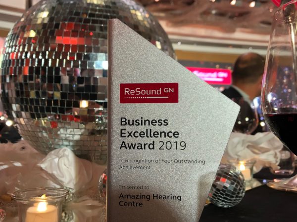 amazing hearing 2019 business excellence award ReSound