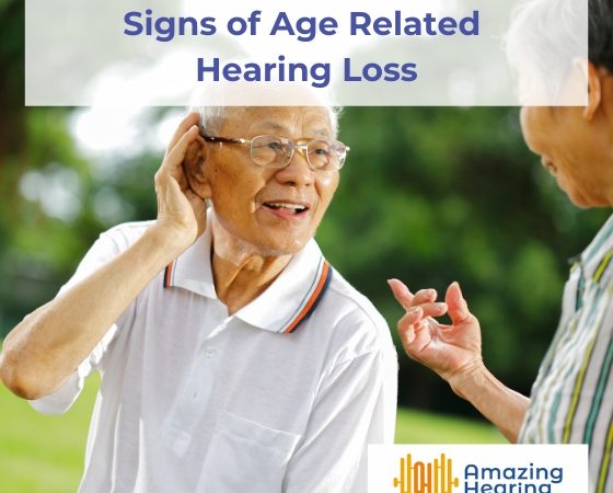 Signs of Age Related Hearing Loss