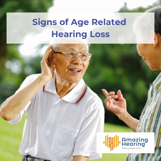 Signs of Age Related Hearing Loss