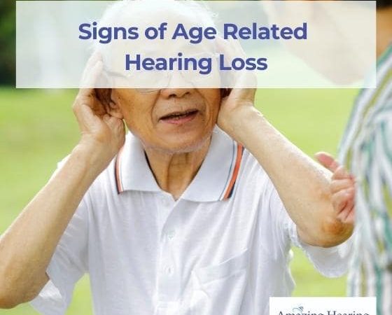 Signs of age related hearing loss